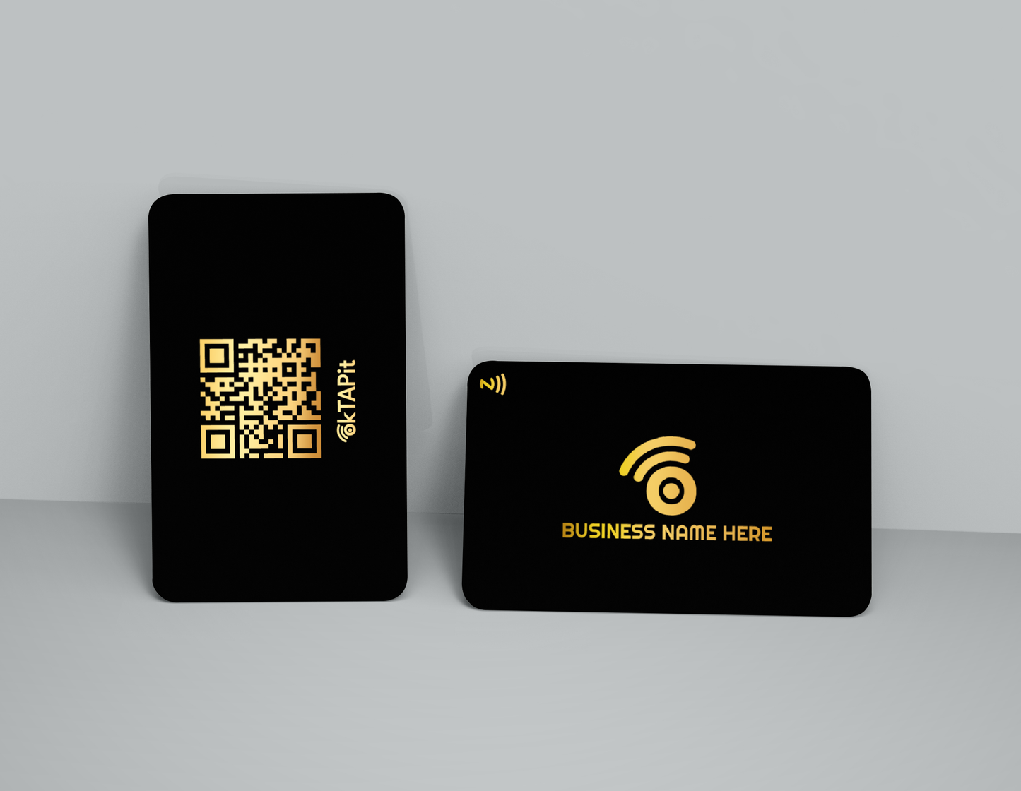 Business Class ( Black Card With Metallic Gold Print) B20