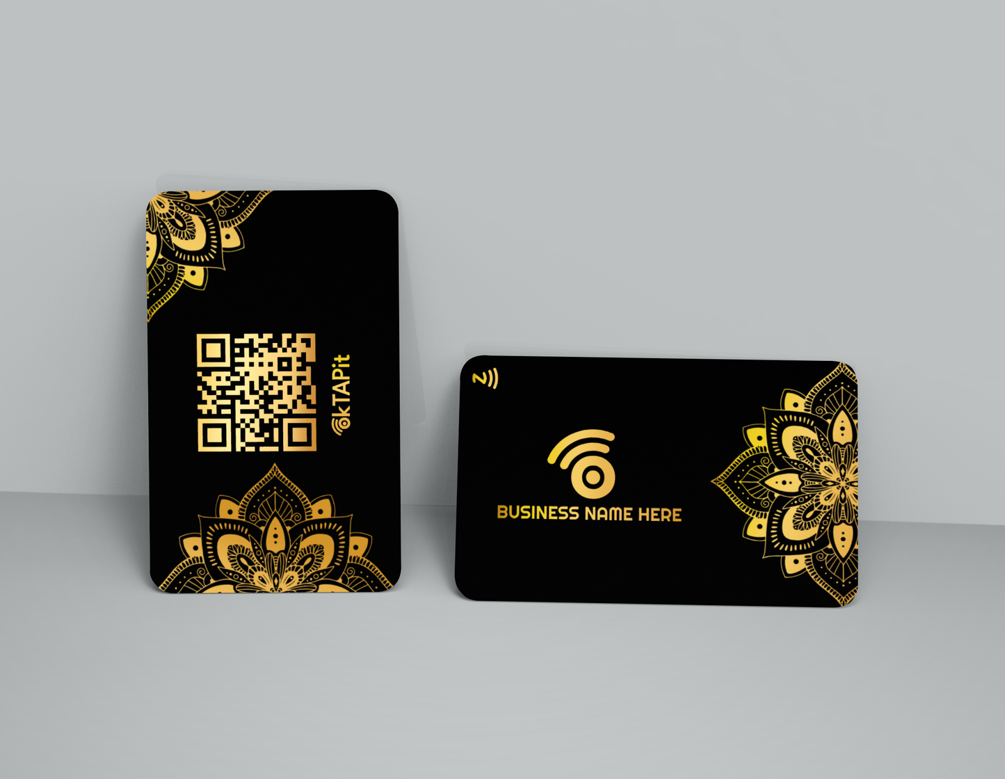 Business Class ( Black Card With Metallic Gold Print) B22