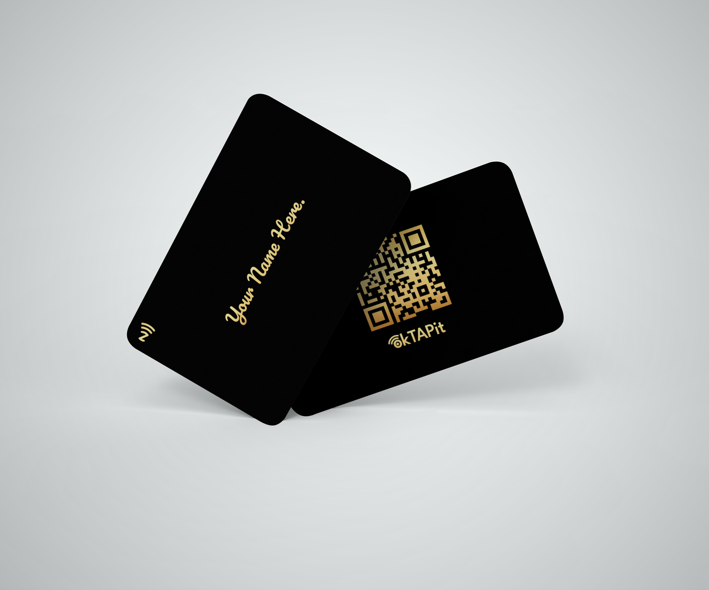 Standard Card -GS001 (Gold Metallic Print)