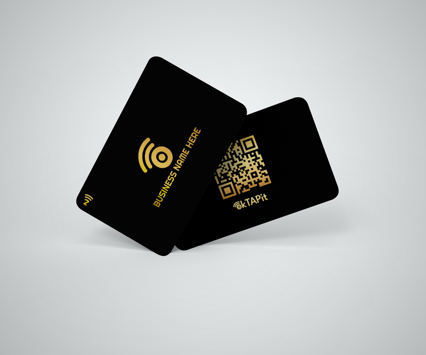 Business Class ( Black Card With Metallic Gold Print) B20