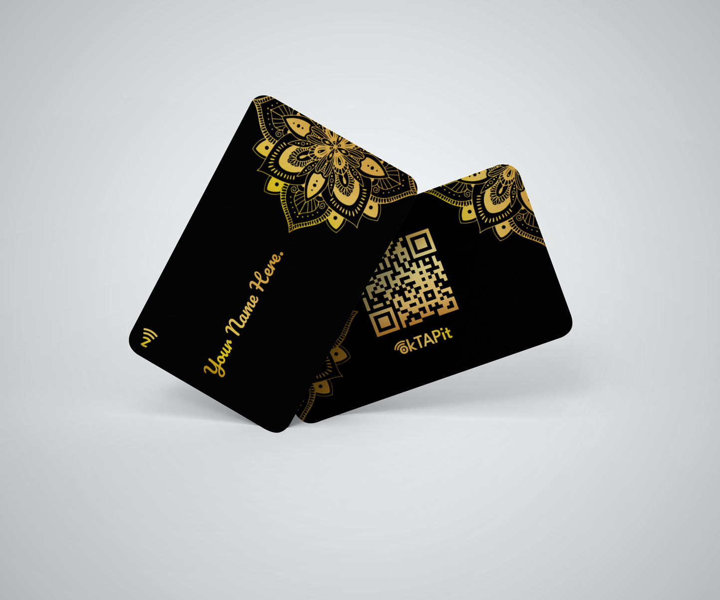 Standard Card -GS002 (Gold Metallic Print)