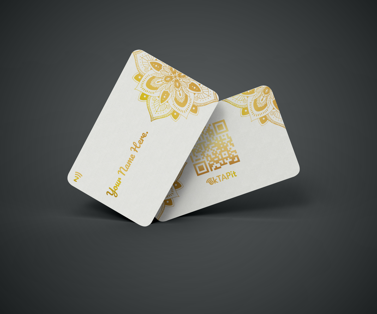 Standard Card -GS003 (Gold Metallic Print)