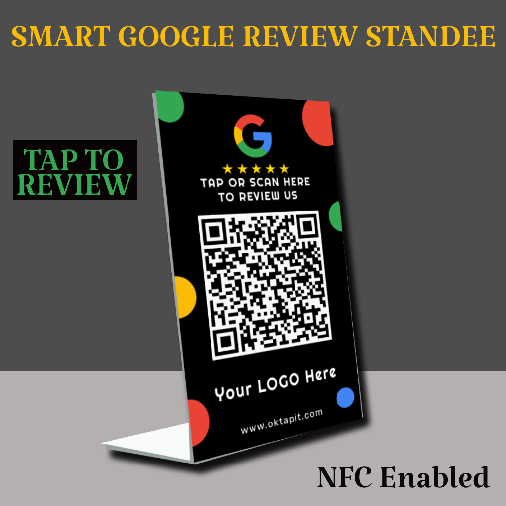 Google Review Standee and Card Combo