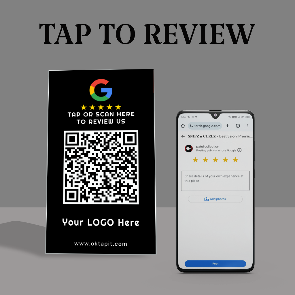 Google Review Stand ( NFC Enabled)